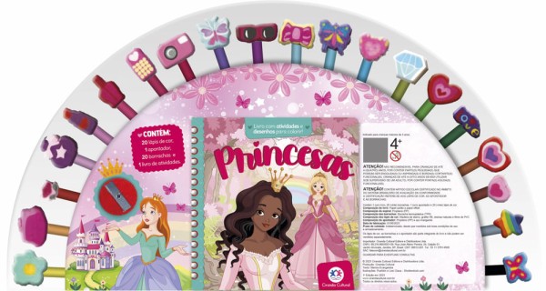 Kit Livro Divertido Princesas - CIRANDA