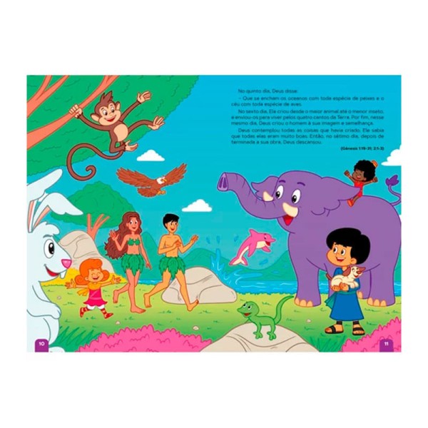Encontraproduto.com.br - Livro Bíblia para Crianças 3 Palavrinhas 1 Unidade