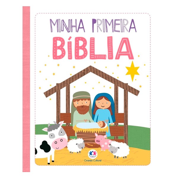 Livro Infantil Minha Primeira Bíblia P/ Meninas 15,5cm em Papel Magic Kids