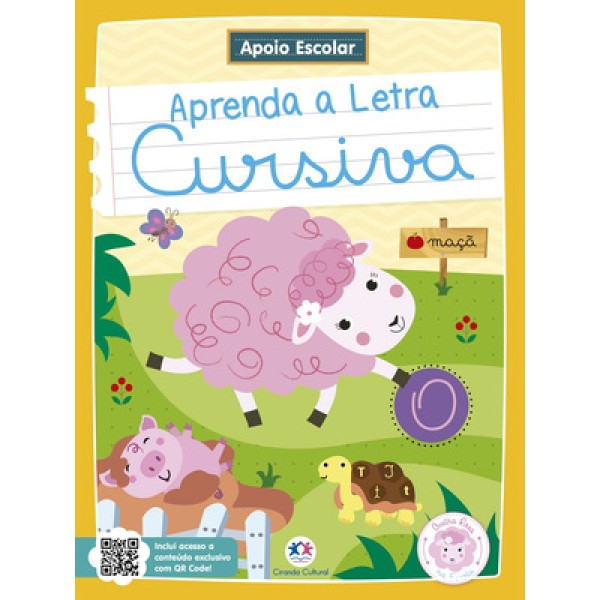 Encontraproduto.com.br - Livro Infantil Aprenda a Letra Cursiva