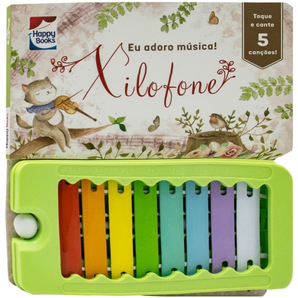 Encontraproduto.com.br - Xilofone - Eu adoro Música! - Happy Books
