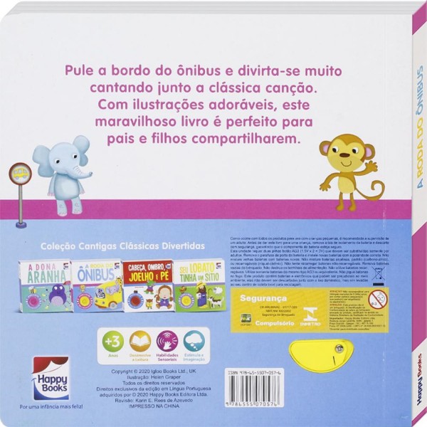 Encontraproduto.com.br - Livro Cantigas Clássicas Divertidas: Roda do Ônibus, A