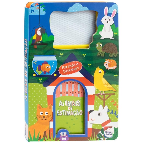 LIVRO LOUSA MAGICA ANIMAIS DE ESTIMACAO 308676 HAPPY BOOKS