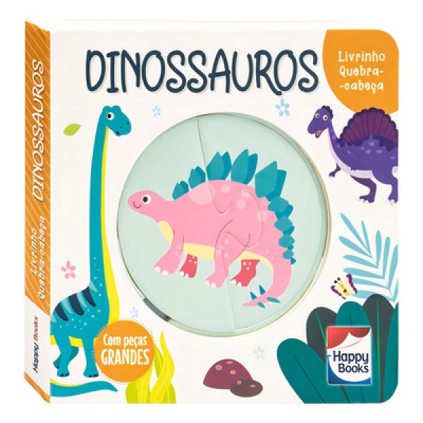 LIVRO QUEBRA CABECA DINOSSAUROS 310123 HAPPY BOOKS