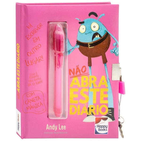 Encontraproduto.com.br - Não Abra Este Diário Rosa - Happy Books