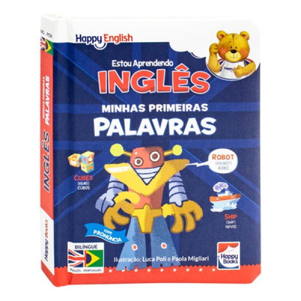 LIVRO HE ESTOU APRENDENDO MINHAS PRIMEIRAS PALAVRAS 310328 HAPPY BOOKS