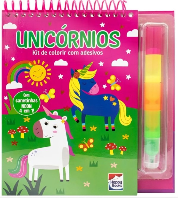 Encontraproduto.com.br - Livro - Livrinho 4 em 1 - Unicórnios