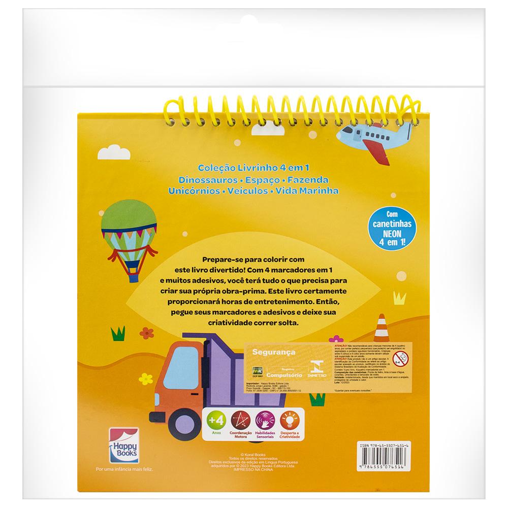 Encontraproduto.com.br - Livrinho 4 Em 1: Veículos