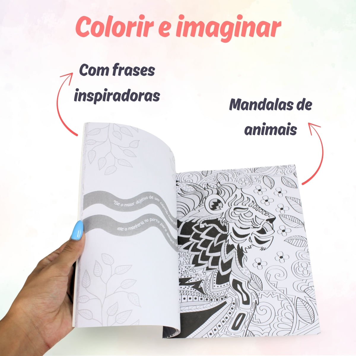 Encontraproduto.com.br - Colorir E Imaginar: Animais