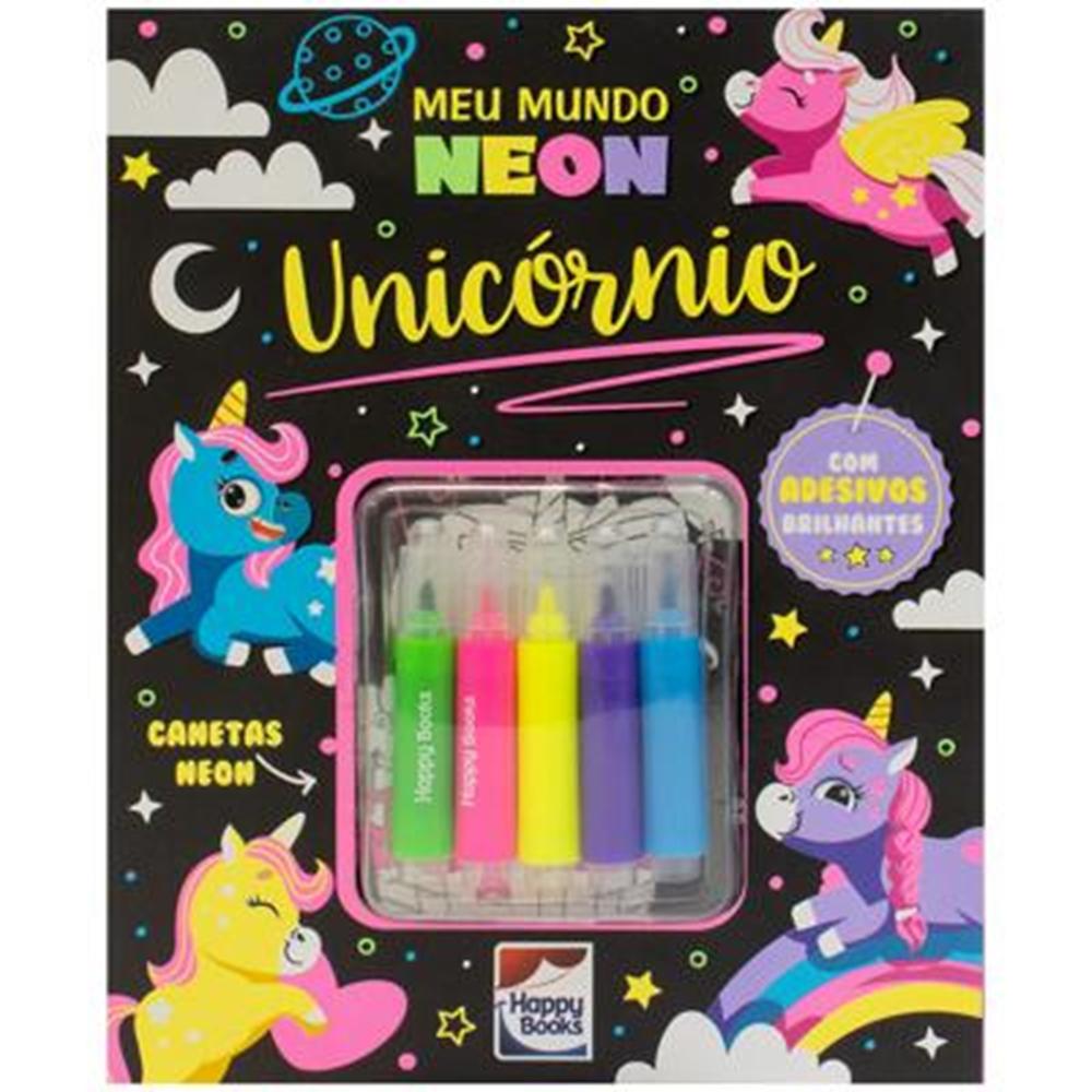 Meu Mundo Neon - Unicornio - Happy Books