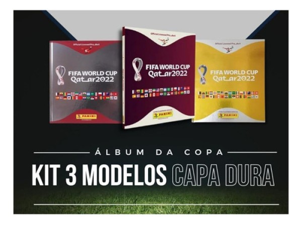 Álbum de Figurinhas Oficial Fifa World Cup Qatar 2022 Capa Dura Prata