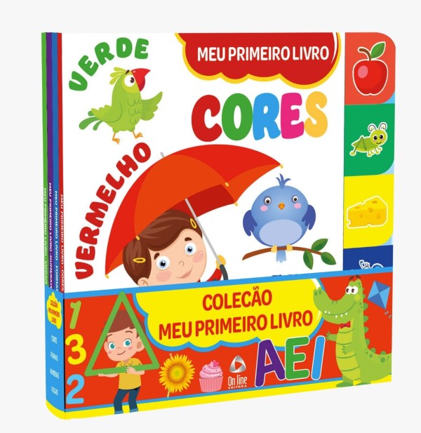 Encontraproduto.com.br - Coleção Meu Primeiro Livro -  Kit com 4 Livros