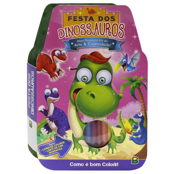 Meu Pequeno Kit de Arte e Criatividade Festa dos Dinossauros