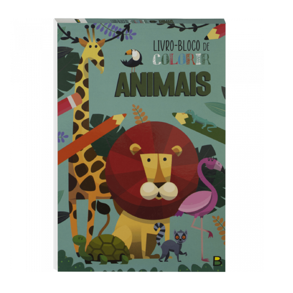 Livro-BLOCO de Colorir: Animais