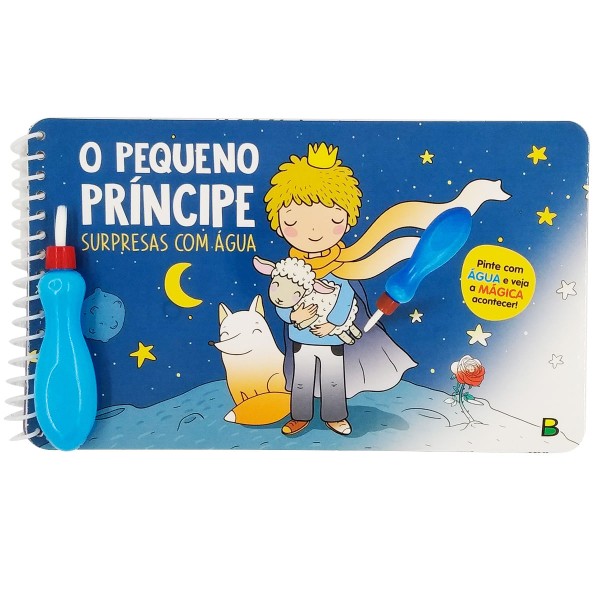 Livro Infantil Surpresa C/ Água Pequeno Príncipe Todo Livro