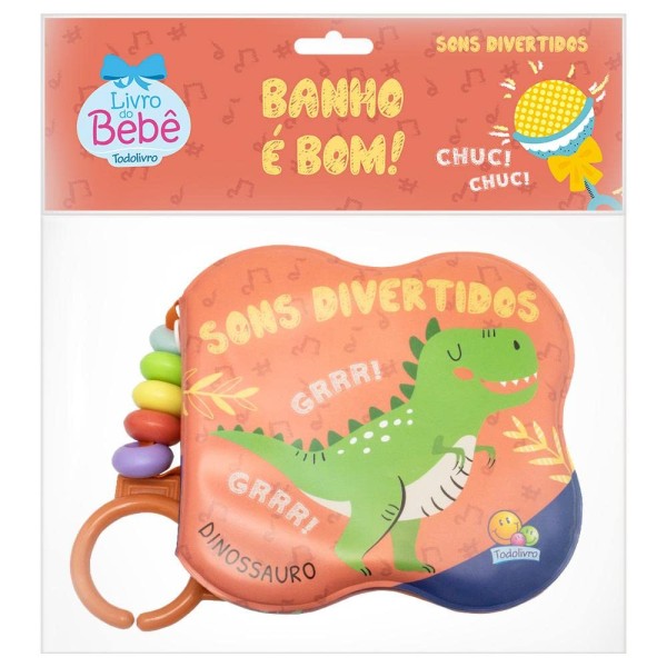 Encontraproduto.com.br - Livro Do Bebê - Banho é Bom! Sons Divertidos