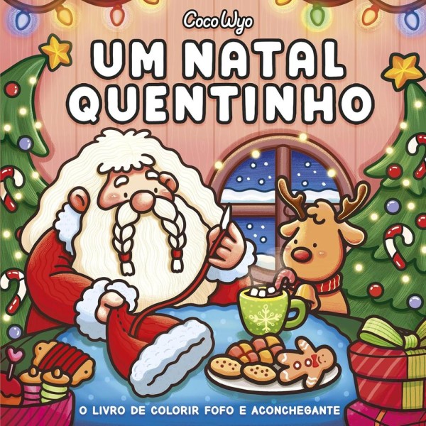Encontraproduto.com.br - Um Natal Quentinho (Cozy Christmas)  -  Livro De Colorir Coco Wyo