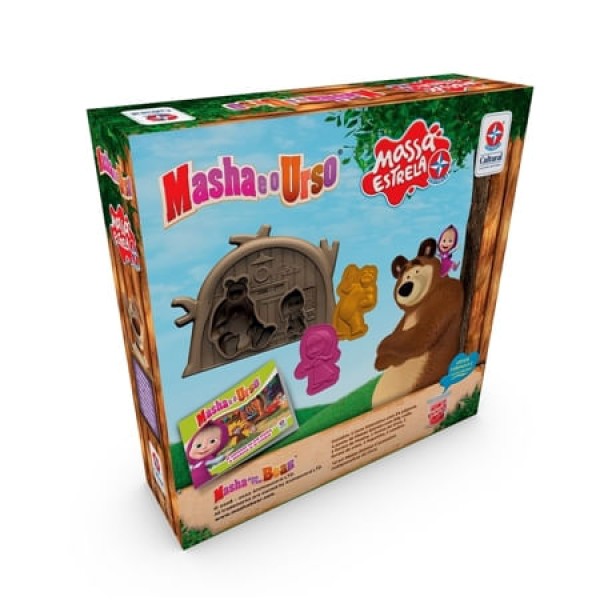 Encontraproduto.com.br - Super Massa com Livro Ô Abram Alas Para Masha e o Urso