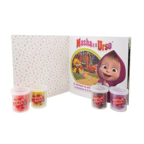 Encontraproduto.com.br - Super Massa com Livro Ô Abram Alas Para Masha e o Urso