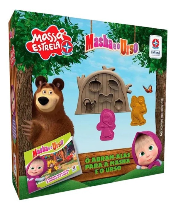 Encontraproduto.com.br - Super Massa com Livro Ô Abram Alas Para Masha e o Urso