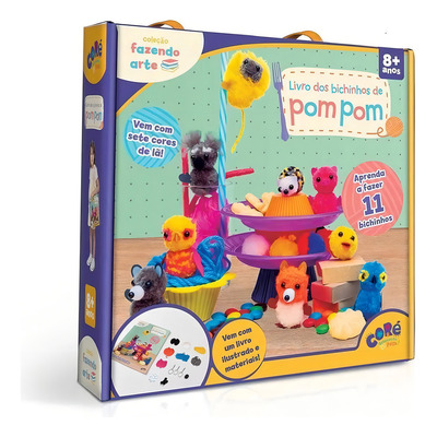 Encontraproduto.com.br - Livro dos Bichinhos de PomPom Coleção Fazendo Arte Toyster