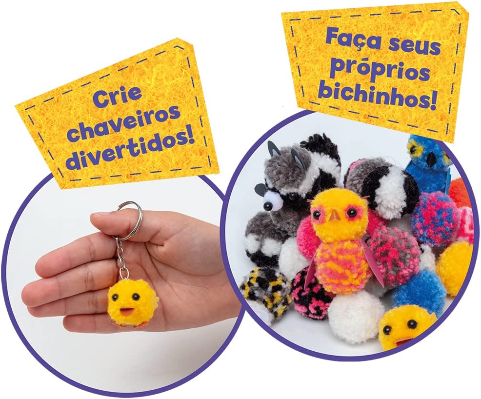 Encontraproduto.com.br - Livro dos Bichinhos de PomPom Coleção Fazendo Arte Toyster