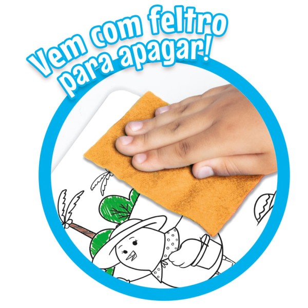 Livro de Atividades com Giz - Coré - Parque de Diversões - Toyster