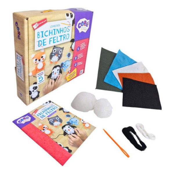 Fazendo Arte - Livro Dos Bichinhos de Feltro - Toyster