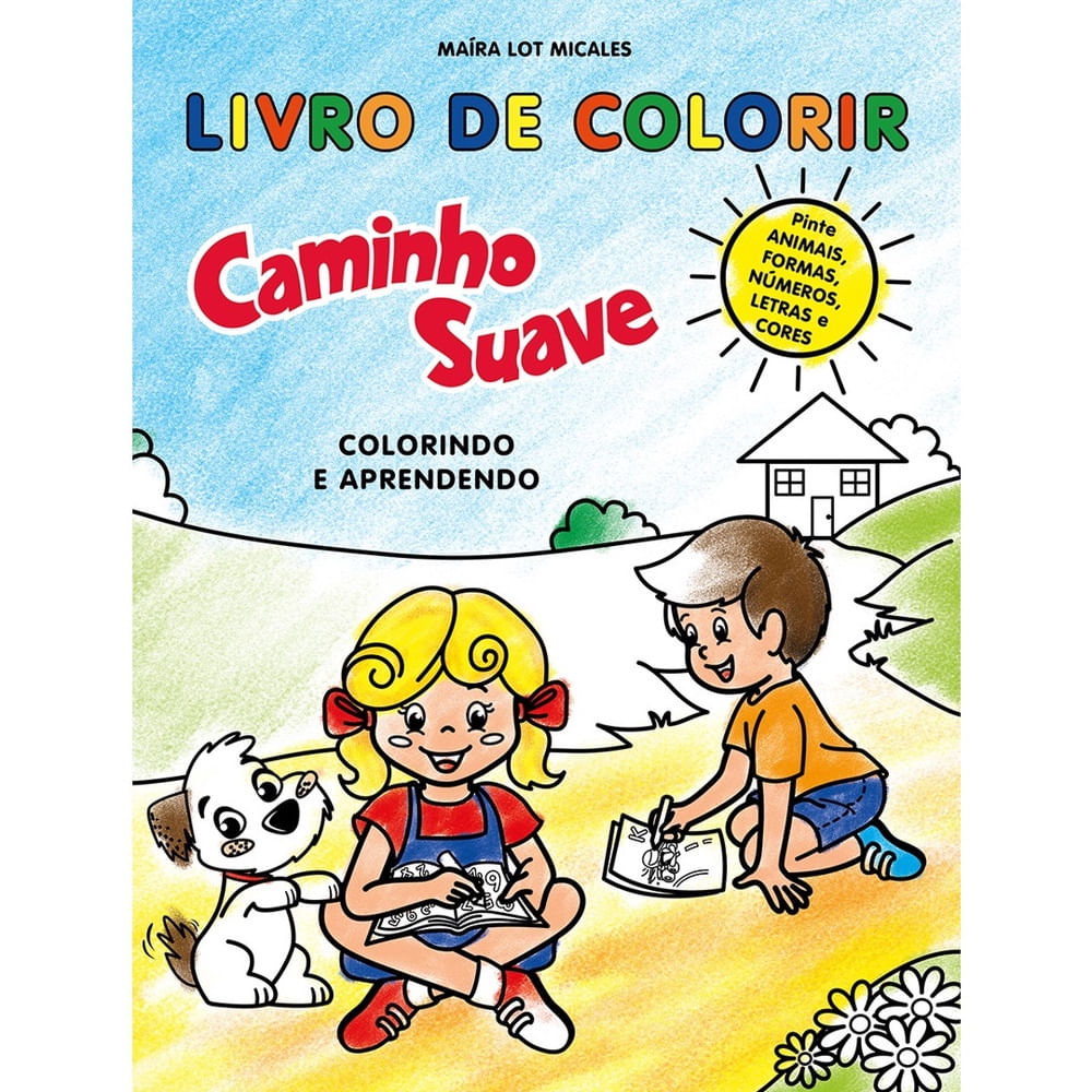 Livro - Livro de colorir Caminho Suave: Colorindo e Aprendendo