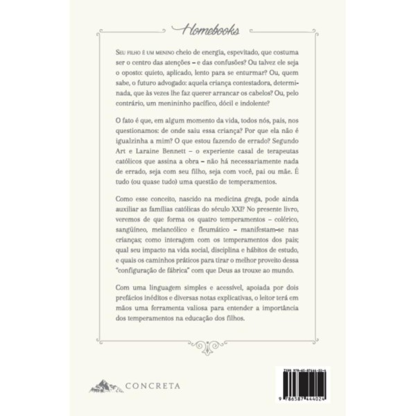 Encontraproduto.com.br - O Temperamento das Crianças, um dom de Deus ( Art Bennett )