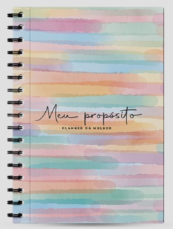 Encontraproduto.com.br - Planner Meu Propósito - Aquarela