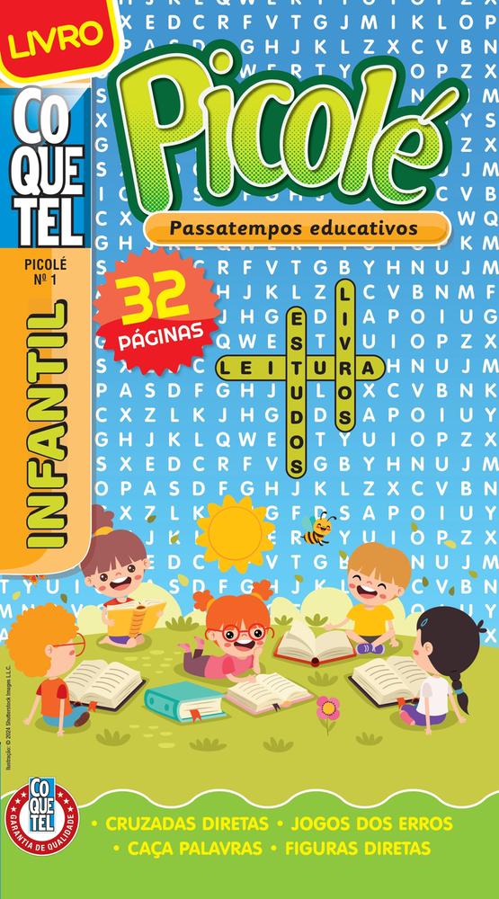 Picolé - Brincando E Aprendendo Passatempos Educativos - Livro 1