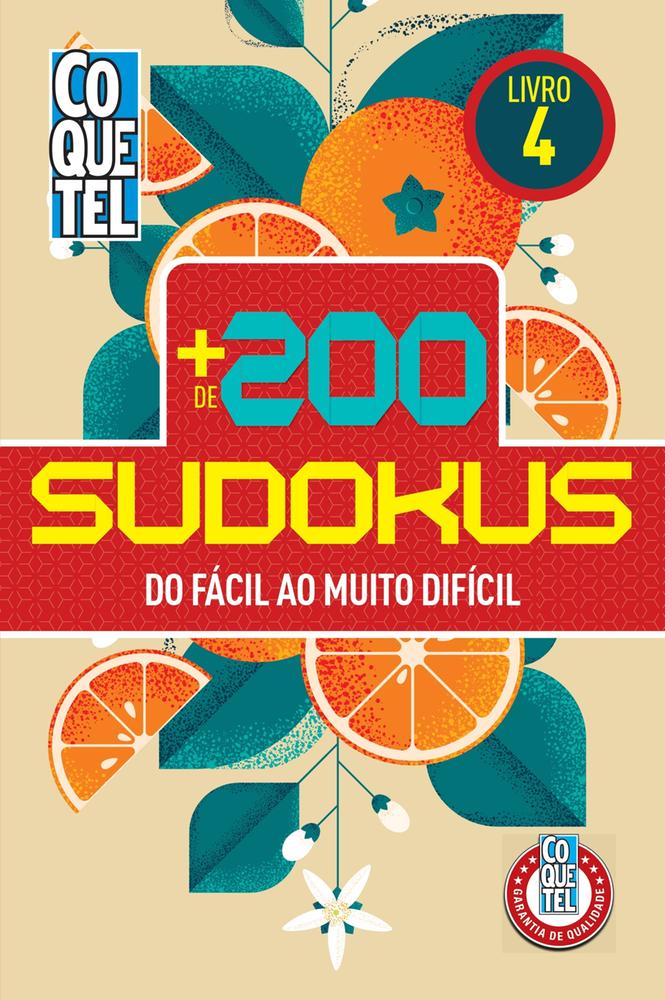 Mais De 200 Sodoku - Livro 4 - Fácil Ao Muito Dificil