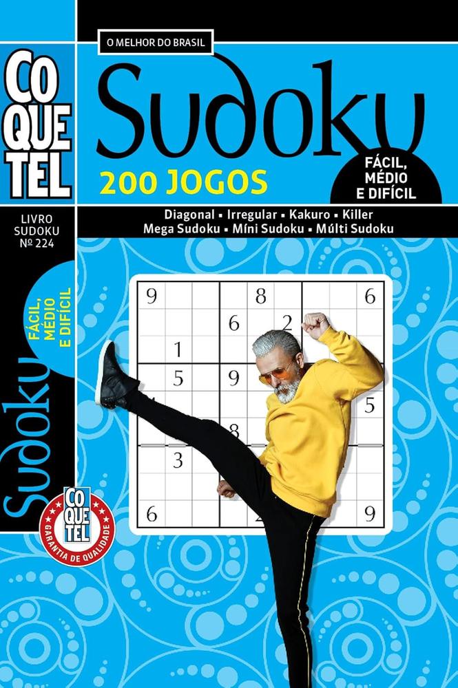 Sudoku - Nivel Facil Medio Dificil - Livro 224