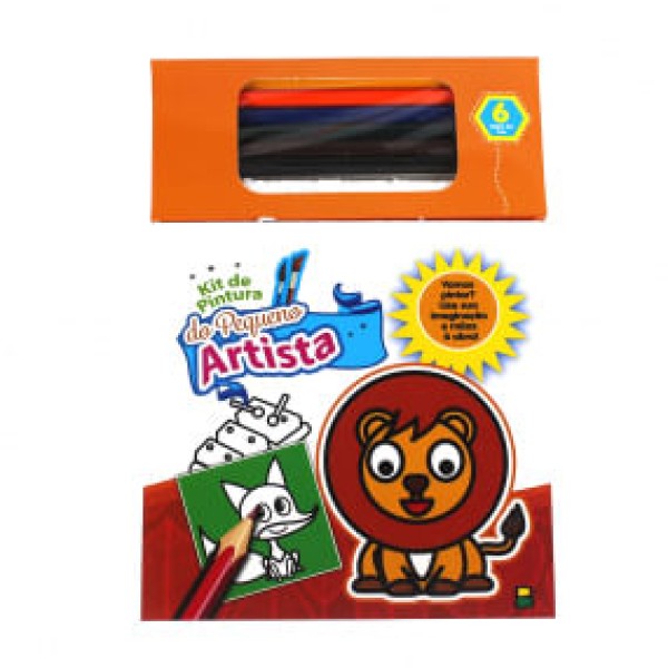 Livro Kit De Pintura Do Pequeno Artista Laranja Todo Livro