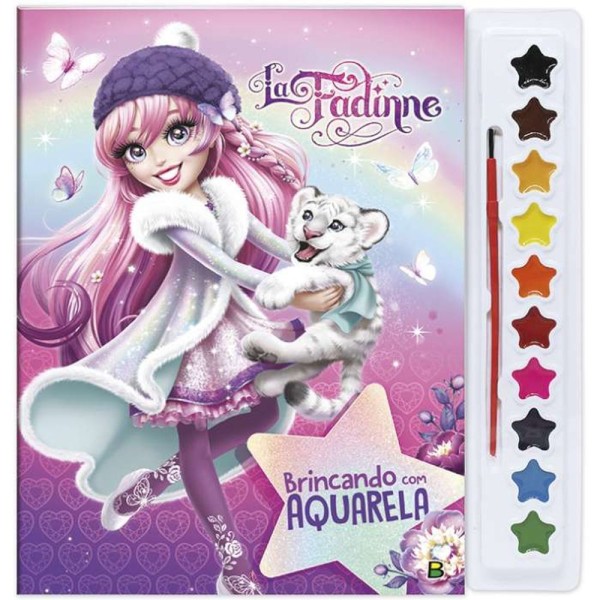 Livro Brincando Com Aquarela La Fadinne