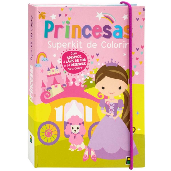Encontraproduto.com.br - Livro Superkit de Colorir - Todolivro -  PRINCESAS
