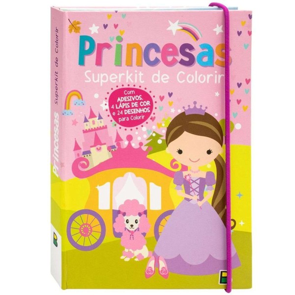 Encontraproduto.com.br - Livro Superkit de Colorir - Todolivro -  PRINCESAS