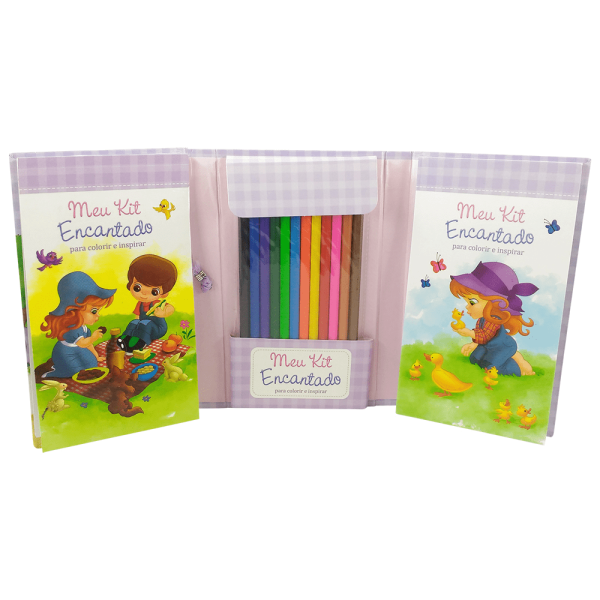 Encontraproduto.com.br - Superkit Encantado para Colorir e Inspirar