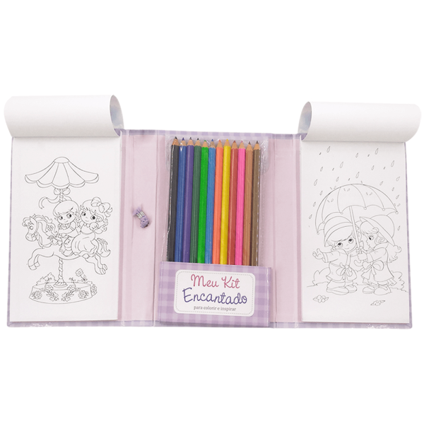 Encontraproduto.com.br - Superkit Encantado para Colorir e Inspirar