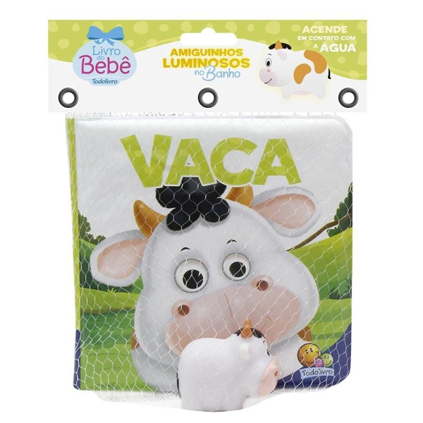 Encontraproduto.com.br - Livro Amiguinhos Luminosos No Banho Vaca Com Luzes