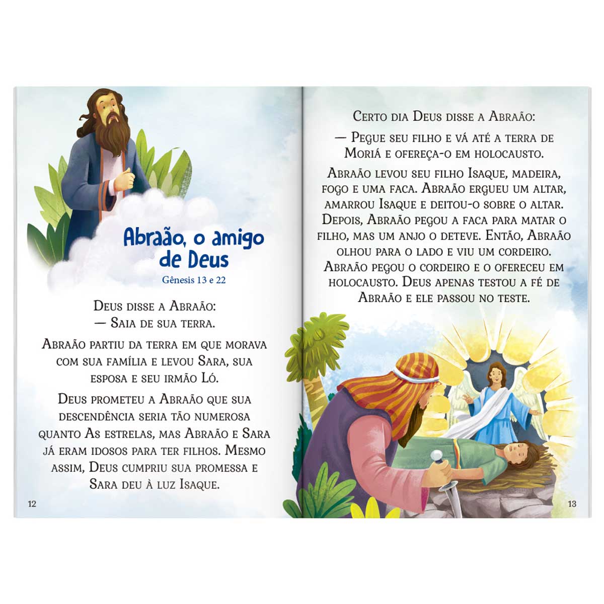 Encontraproduto.com.br - Livro Biblia Infantil Capa Dura (letras Grandes)