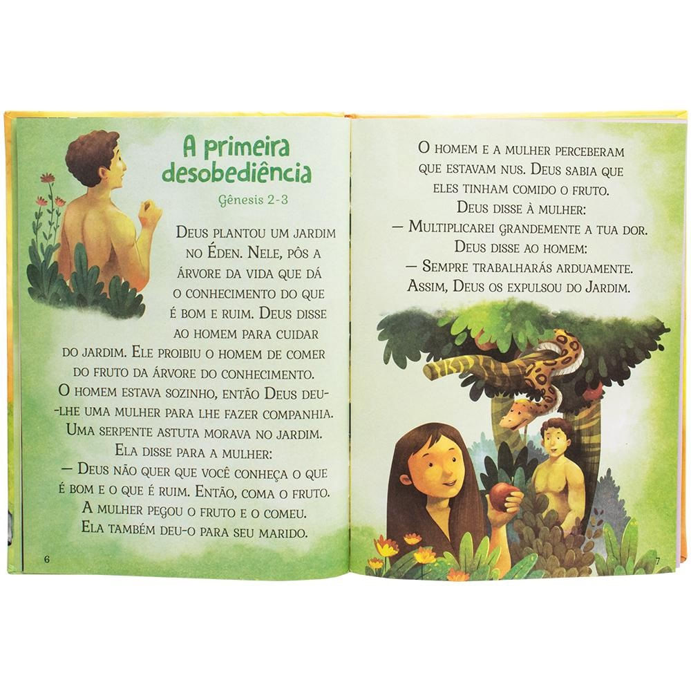 Encontraproduto.com.br - Livro Biblia Infantil Capa Dura (letras Grandes)
