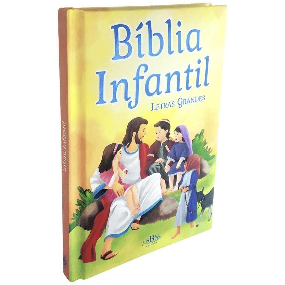 Encontraproduto.com.br - Livro Biblia Infantil Capa Dura (letras Grandes)