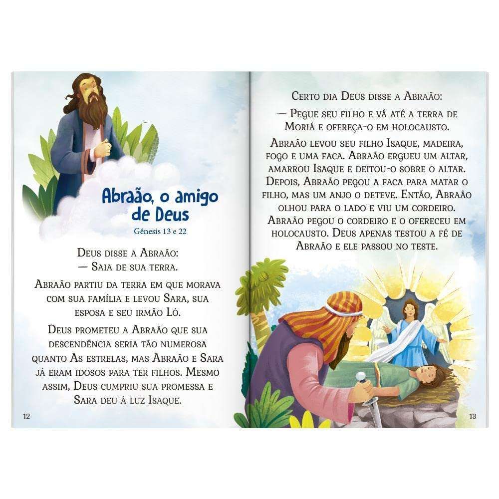Encontraproduto.com.br - Livro Biblia Infantil Capa Dura (letras Grandes)