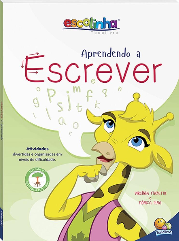 Encontraproduto.com.br - Livro Infantil Todolivro Escolinha Aprendendo a Escrever (MP)