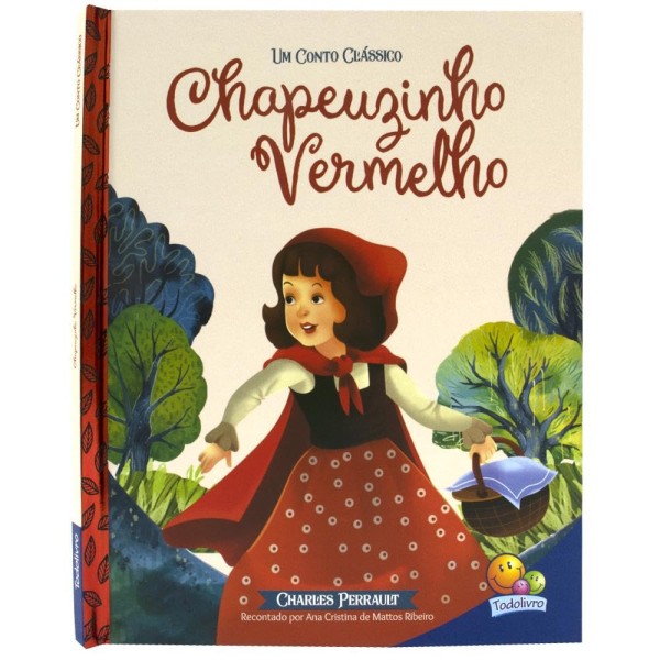 Encontraproduto.com.br - Livro Chapeuzinho Vermelho 20,2x16,7cm em Papel Todo Livro