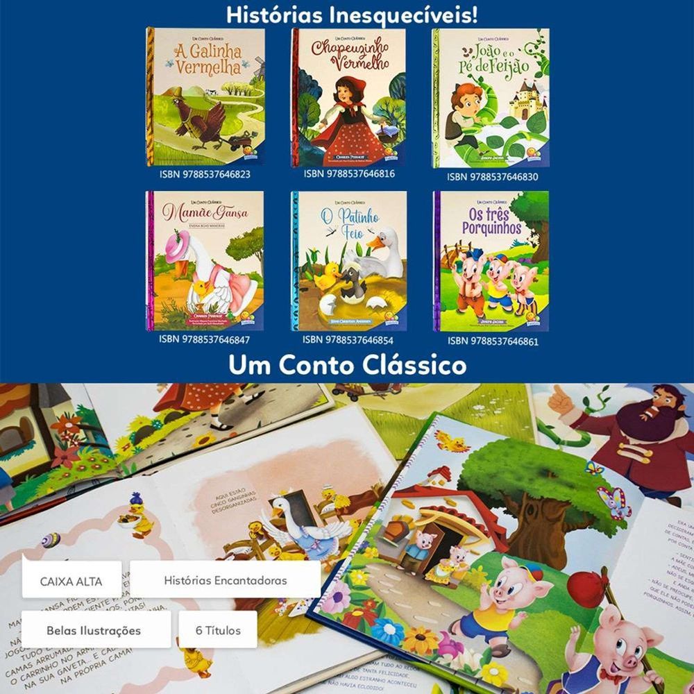 Encontraproduto.com.br - Um Conto Clássico: Galinha Vermelha, A