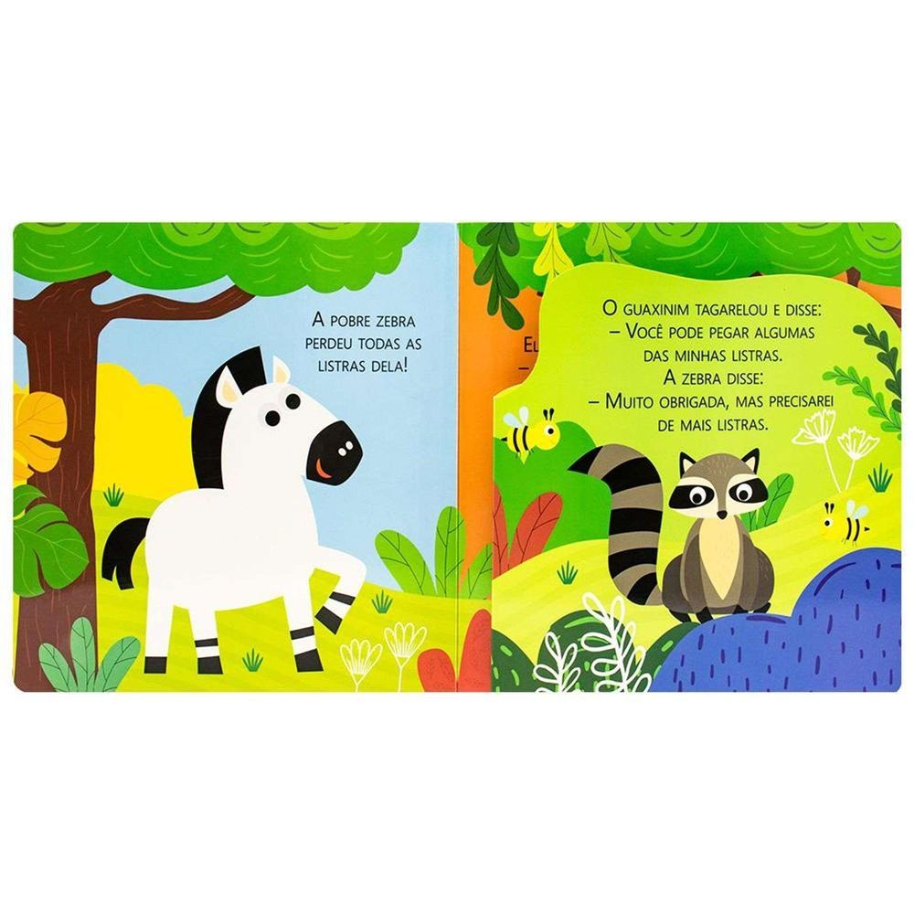 Encontraproduto.com.br - Livro Diversão Desdobrável Onde Estão As Minhas Listras