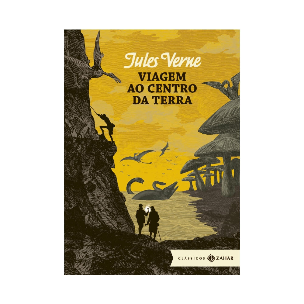 Encontraproduto.com.br - Livro Viagem ao centro da Terra: edição bolso de luxo (Clássicos Zahar)
